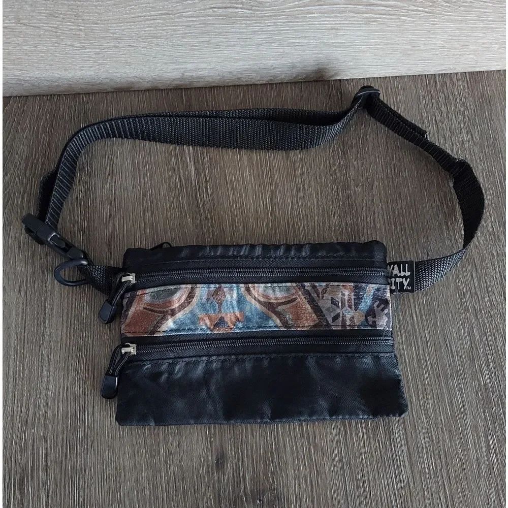 Vintage Wall City Hand Sewn Fanny Pack Waist Bag